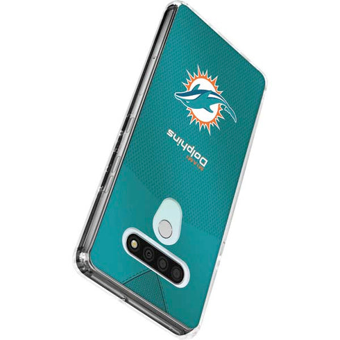 NFL Miami Dolphins Team Jersey LG Stylo 6 Clear Case