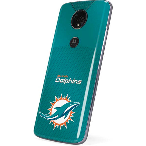 NFL Miami Dolphins Team Jersey Moto E5 Plus Skin