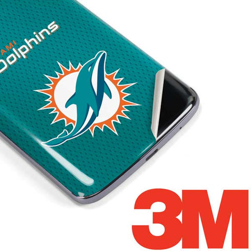 NFL Miami Dolphins Team Jersey Moto E5 Plus Skin