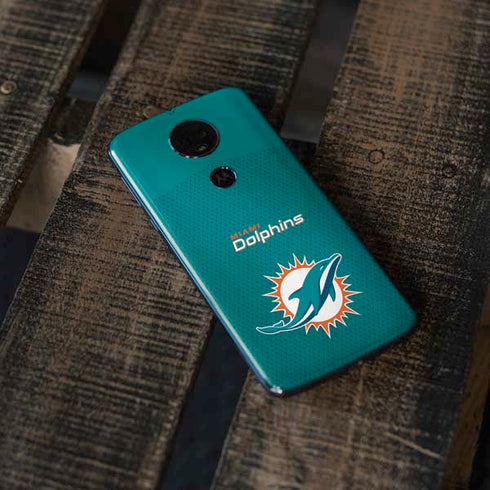 NFL Miami Dolphins Team Jersey Moto E5 Plus Skin