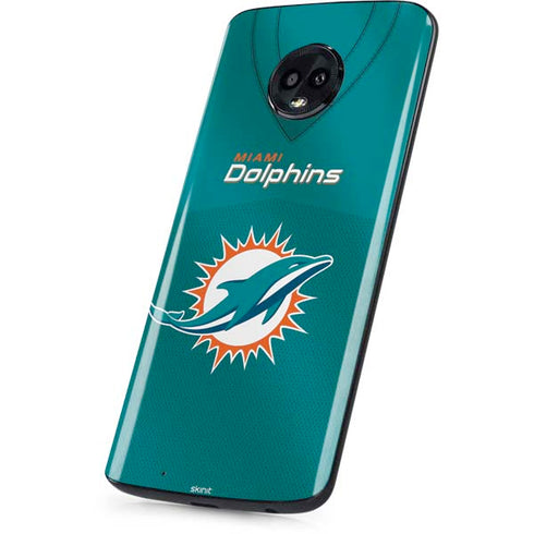 NFL Miami Dolphins Team Jersey Moto G6 Skin
