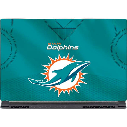 NFL Miami Dolphins Team Jersey MSI GS65 Stealth Laptop Skin