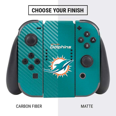 NFL Miami Dolphins Team Jersey Nintendo Switch Bundle Skin