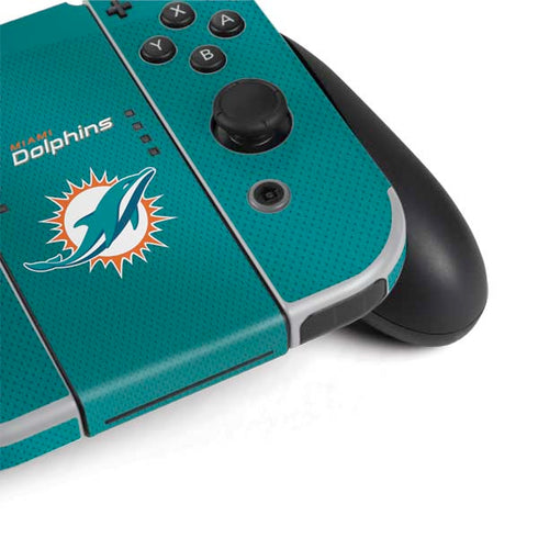 NFL Miami Dolphins Team Jersey Nintendo Switch OLED (2021) Skin