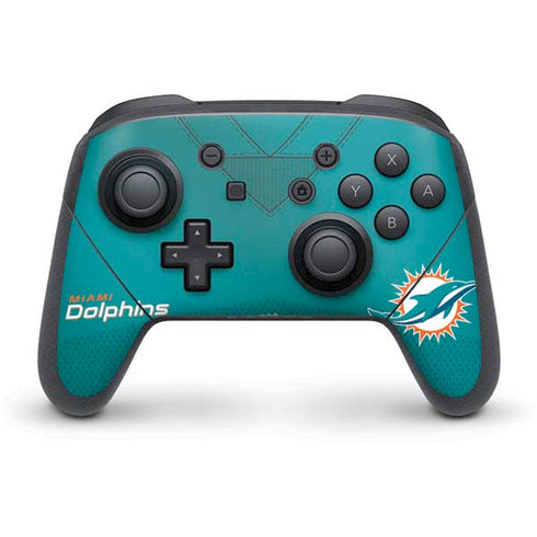 NFL Miami Dolphins Team Jersey Nintendo Switch Pro Controller Skin
