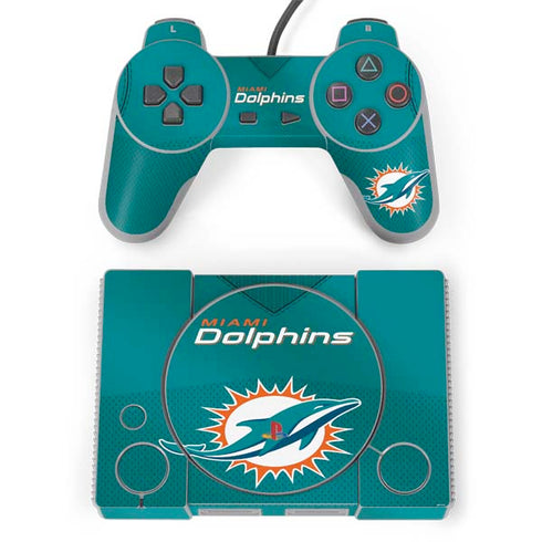 NFL Miami Dolphins Team Jersey PlayStation Classic Bundle Skin