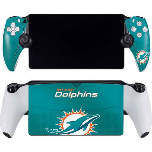 NFL Miami Dolphins Team Jersey PlayStation Portal Remote Player Skin