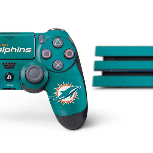 NFL Miami Dolphins Team Jersey PS4 Pro Bundle Skin