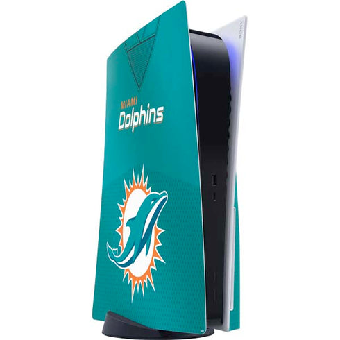 NFL Miami Dolphins Team Jersey PS5 Console Skin