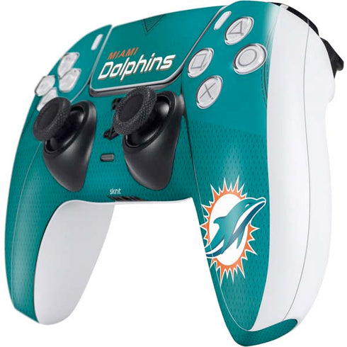 NFL Miami Dolphins Team Jersey PS5 Controller Skin