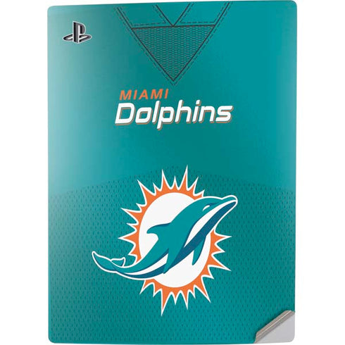 NFL Miami Dolphins Team Jersey PS5 Digital Edition Console Skin