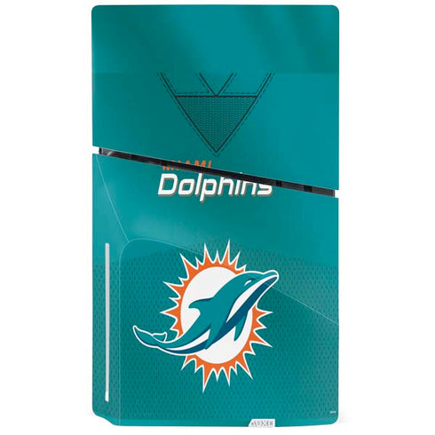 NFL Miami Dolphins Team Jersey PS5 Slim Disk Console Skin