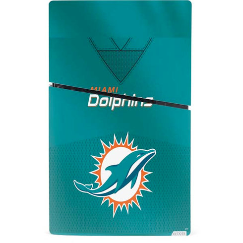 NFL Miami Dolphins Team Jersey PS5 Slim Digital Edition Bundle Skin