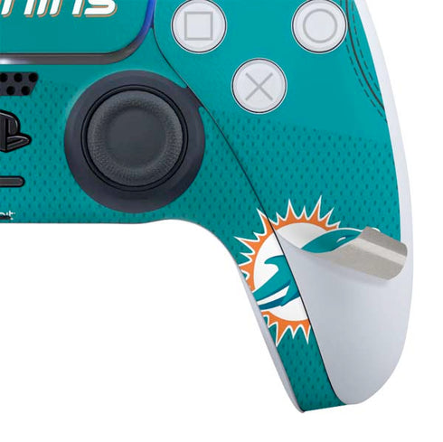 NFL Miami Dolphins Team Jersey PS5 Slim Digital Edition Bundle Skin