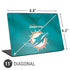 NFL Miami Dolphins Team Jersey Universal Laptop 11in (8.8 x 6.2in) Skin
