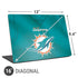 NFL Miami Dolphins Team Jersey Universal Laptop 16in (13 x 9.4in) Skin