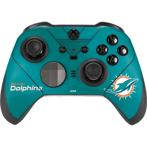 NFL Miami Dolphins Team Jersey Xbox Elite Wireless Controller Series 2 Skin