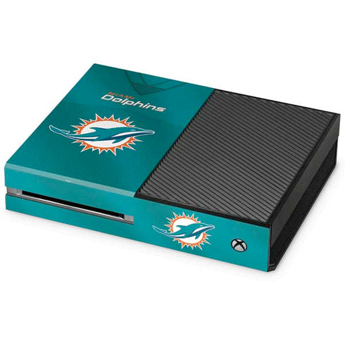 NFL Miami Dolphins Team Jersey Xbox One Console Skin