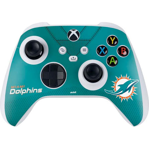NFL Miami Dolphins Team Jersey Xbox Series S Controller Skin