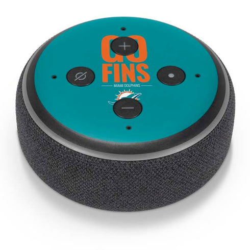 NFL Miami Dolphins Team Motto Amazon Echo Dot Skin