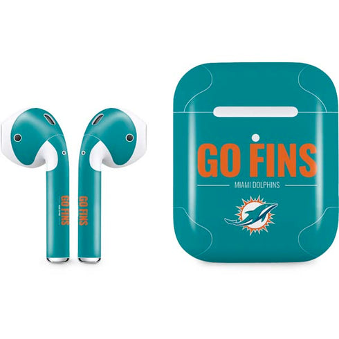 NFL Miami Dolphins Team Motto Apple AirPods 2 Skin