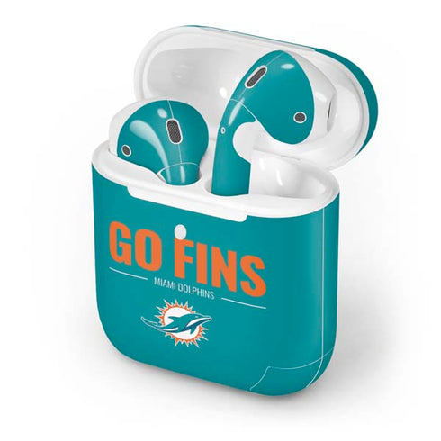 NFL Miami Dolphins Team Motto Apple AirPods 2 Skin