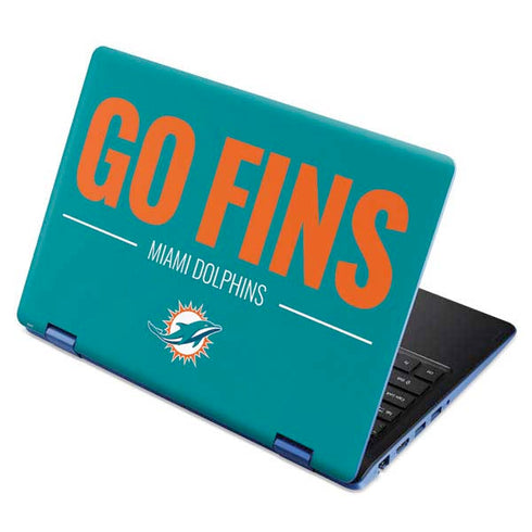 NFL Miami Dolphins Team Motto Aspire R11 11.6in Skin