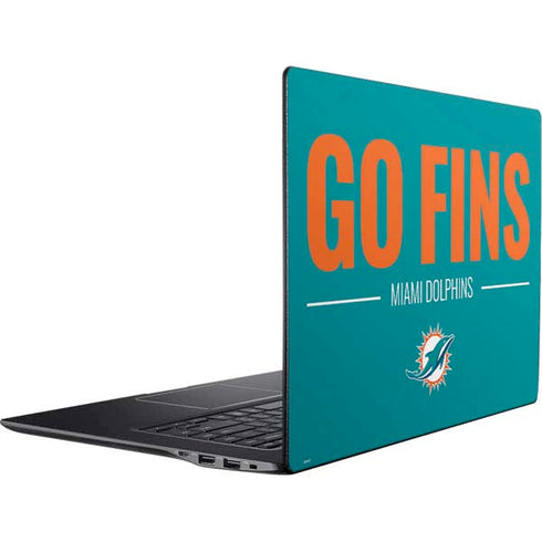 NFL Miami Dolphins Team Motto Ativ Book 9 (15.6in 2014) Skin