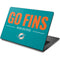 NFL Miami Dolphins Team Motto Dell Chromebook Skin