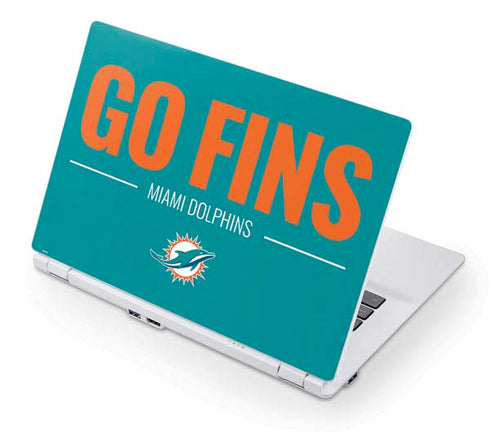 NFL Miami Dolphins Team Motto Acer Chromebook Skin
