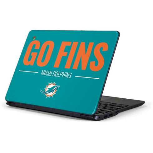 NFL Miami Dolphins Team Motto Samsung Chromebook Skin