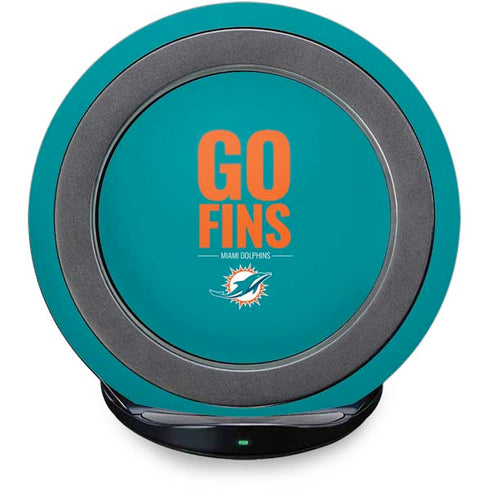 NFL Miami Dolphins Team Motto Fast Charge Wireless Charging Stand Skin