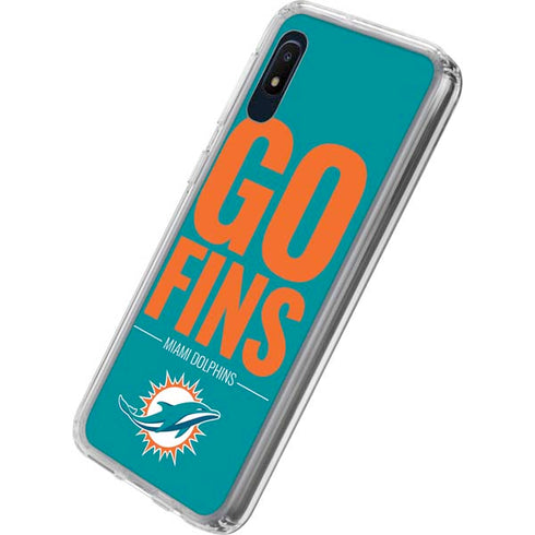 NFL Miami Dolphins Team Motto Galaxy A10e Clear Case
