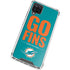 NFL Miami Dolphins Team Motto Galaxy A12 Clear Case