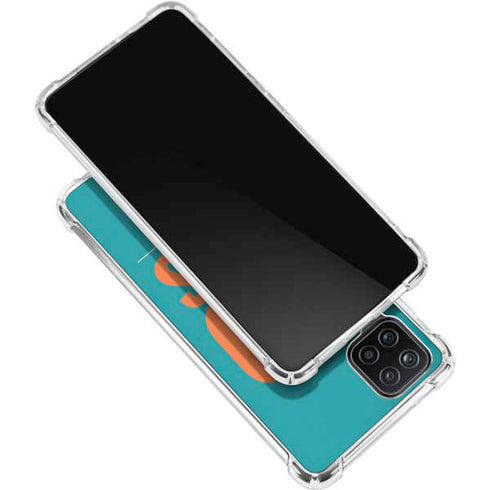 NFL Miami Dolphins Team Motto Galaxy A12 Clear Case
