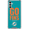NFL Miami Dolphins Team Motto Galaxy A13 5G Clear Case