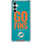 NFL Miami Dolphins Team Motto Galaxy A14 5G Clear Case