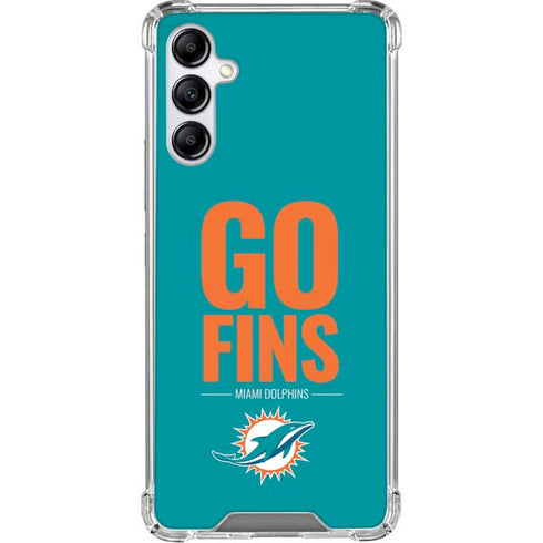 NFL Miami Dolphins Team Motto Galaxy A15 5G Clear Case