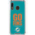 NFL Miami Dolphins Team Motto Galaxy A30 Clear Case