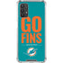 NFL Miami Dolphins Team Motto Galaxy A32 5G Clear Case