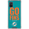 NFL Miami Dolphins Team Motto Galaxy A51 5G Clear Case