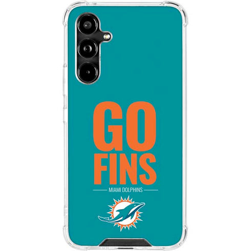 NFL Miami Dolphins Team Motto Galaxy A54 5G Clear Case
