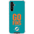 NFL Miami Dolphins Team Motto Galaxy A54 5G Clear Case