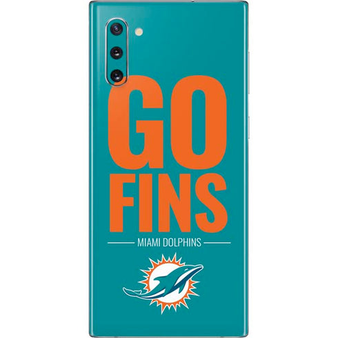 NFL Miami Dolphins Team Motto Galaxy Note 10 Skin
