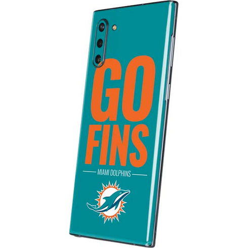 NFL Miami Dolphins Team Motto Galaxy Note 10 Skin