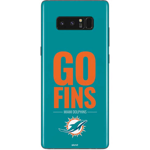 NFL Miami Dolphins Team Motto Galaxy Note 8 Skin