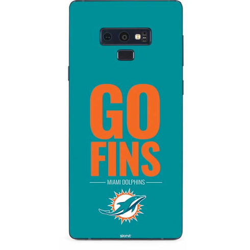 NFL Miami Dolphins Team Motto Galaxy Note 9 Skin