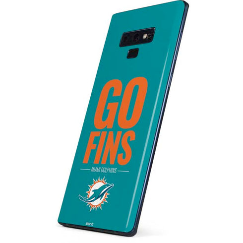 NFL Miami Dolphins Team Motto Galaxy Note 9 Skin