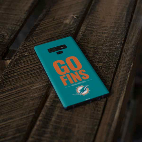 NFL Miami Dolphins Team Motto Galaxy Note 9 Skin