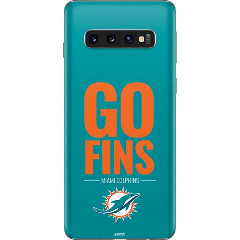 NFL Miami Dolphins Team Motto Galaxy S10 Skin